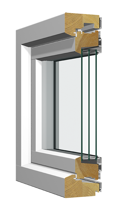 Artichouse wood+aluminium HPN 3 windows